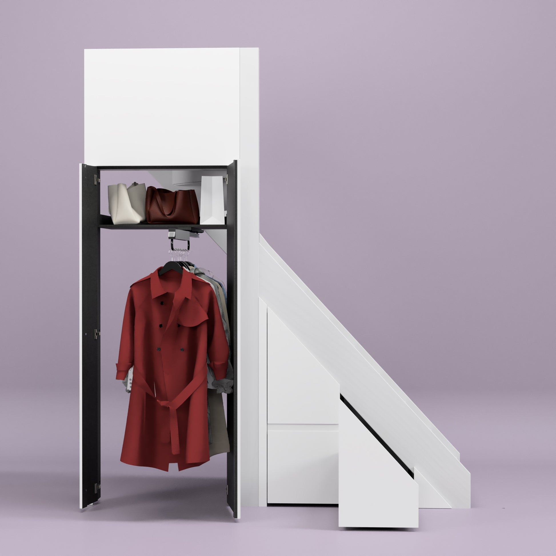 garderobe onder trap