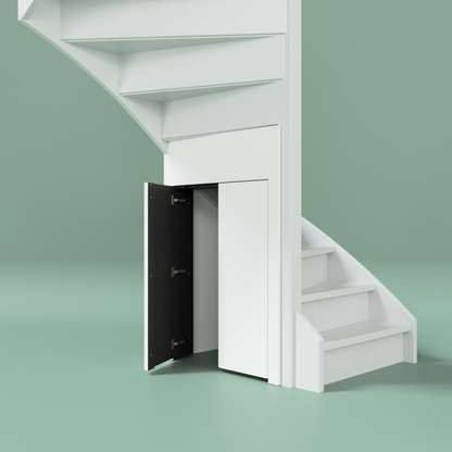 kast onder trap met deuren