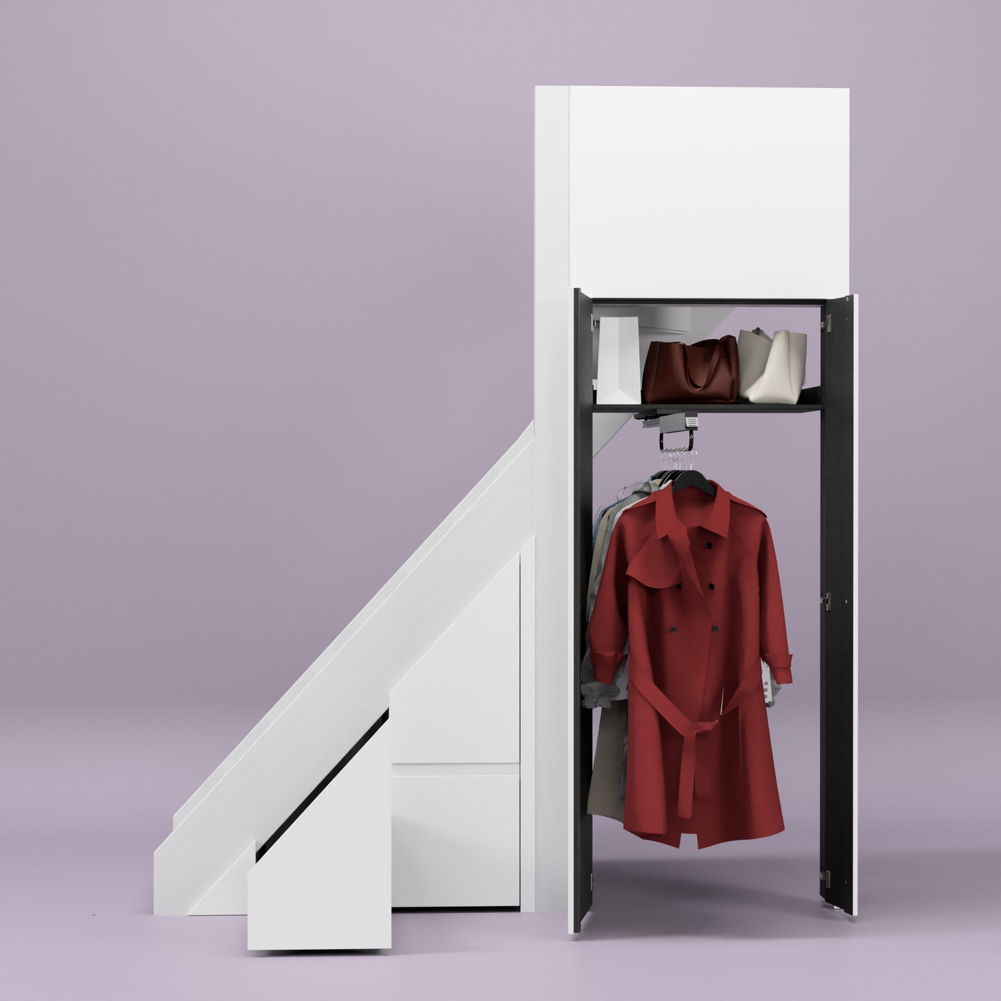 garderobe onder trap